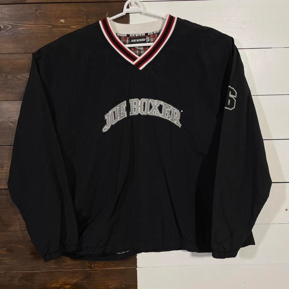 Vintage 90s Joe Boxer Plaid Lined Windbreaker‎